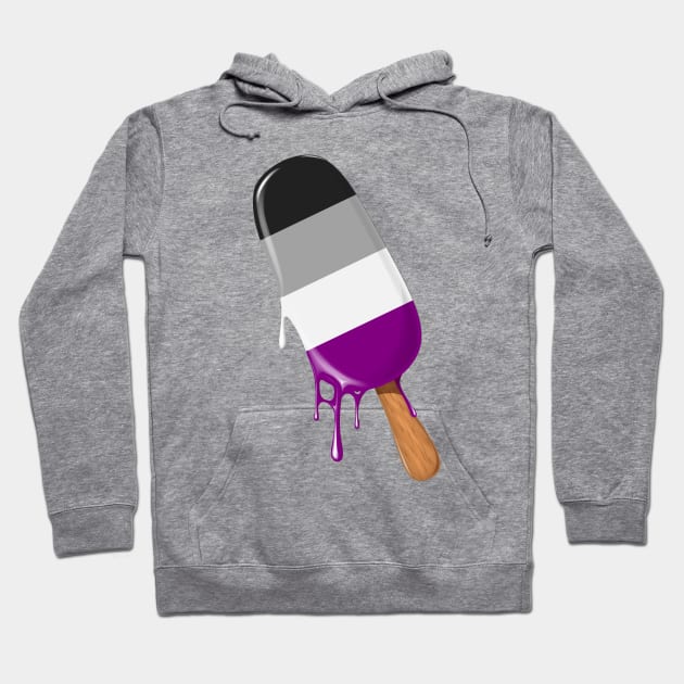 Asexual Shirt Ice Cream Asexual Ace Flag Ally Asexual Pride Hoodie by Happy Lime